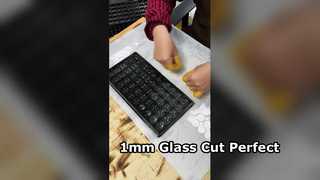 1 mm dik horlogeglas glas laser batchsnijden cirkelvormig