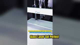 3 mm blauw glas laser batchsnijden van afgeronde hoekgeometrie