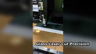 Glas lasersnijden4 mm zwart glas lasergesneden afgerond vierkant