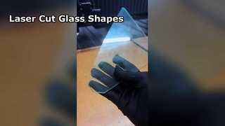 4 mm F groen glas snijden onregelmatige vorm