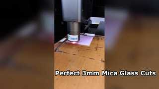 Lasersnijdend vierkant van 3 mm gekleurd micaglas