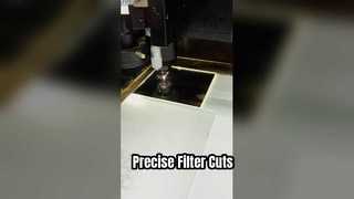 2 mm gecoat filter lasersnijdend vierkant